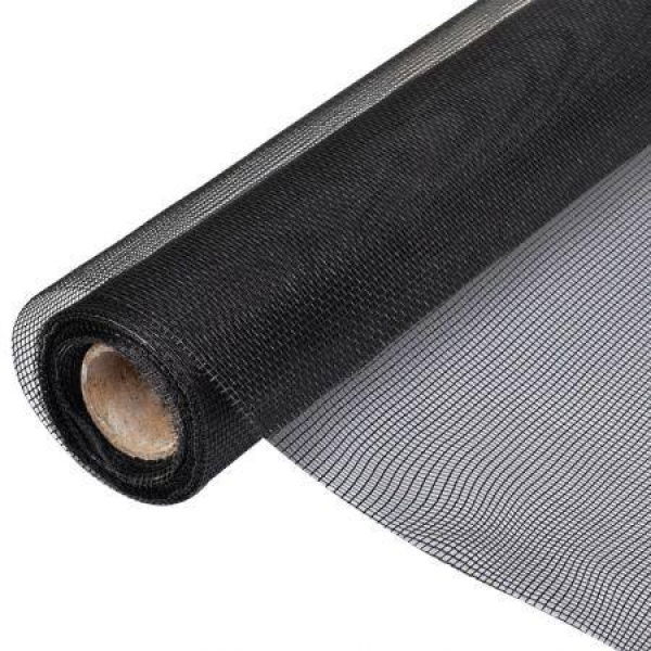 Fiberglass Mesh Roll Insect Screen Door / Window 100 X 500 Cm Black