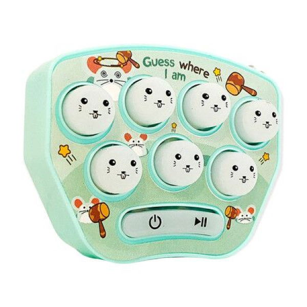 Find The Gopher - Whack A Mole - Miniature Pocket Game Light Green