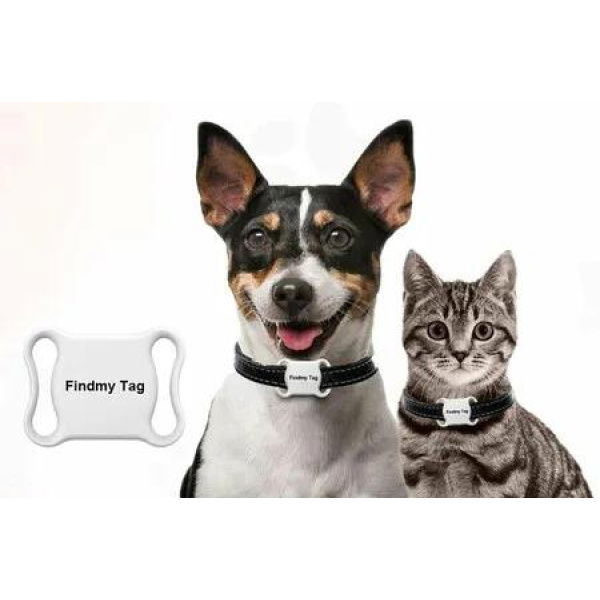 Find Your Furry Friend with Pet Tracker: Remote Anti-Lost Finder for Cats and Dogs (White)