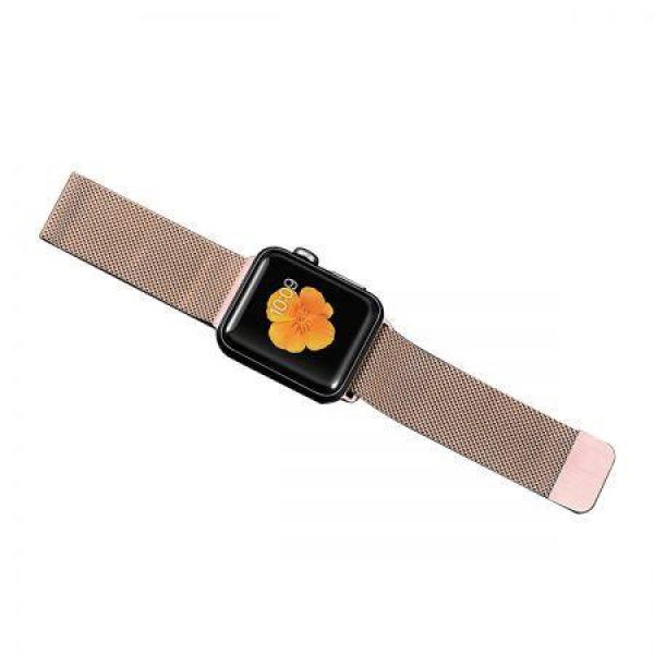 Fine Stainless Steel Mesh Apple Watch IWatch Band 38mm 40mm 42mm 44mm Compatible