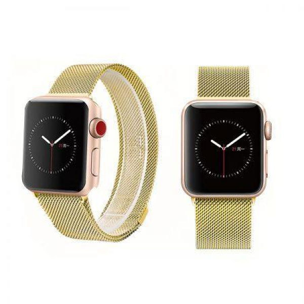 Fine Stainless Steel Mesh Apple Watch IWatch Band 38mm 40mm 42mm 44mm Compatible