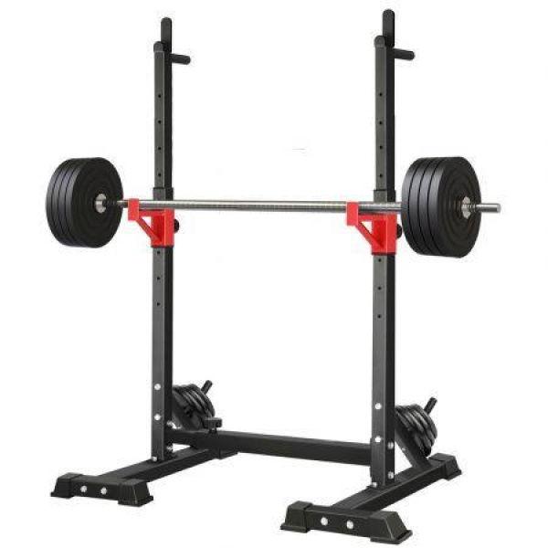 Finex Squat Rack Adjustable Barbell Rack Weight Bench Press Barbell Bar Stand