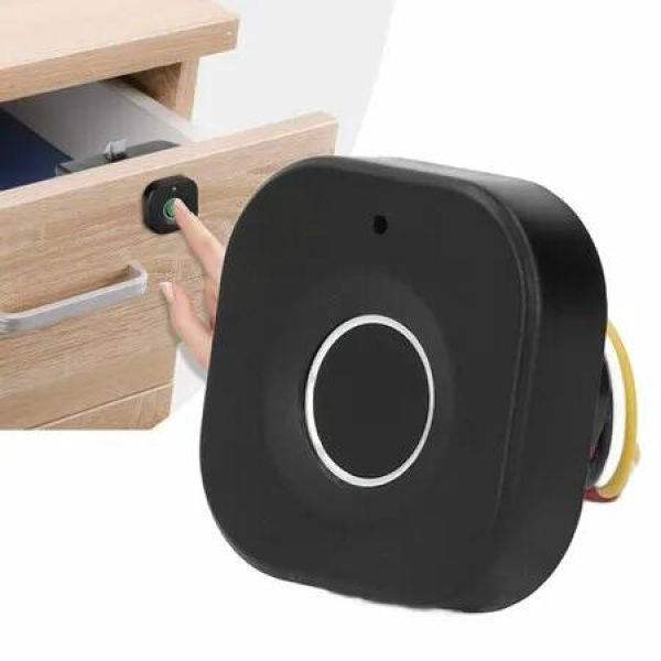Fingerprint Cabinet Lock,Biometric Password Lock with USB Key,Keyless Drawer Lock,Furniture Lock For Cabinet,Mailbox,File,Sauna,Drawer