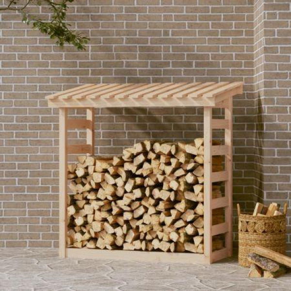 Firewood Rack 108x64.5x110 cm Solid Wood Pine