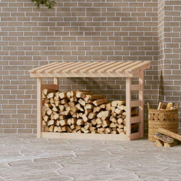 Firewood Rack 108x64.5x78 Cm Solid Wood Pine.