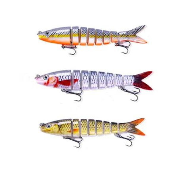 Fishing Lures for Freshwater and Saltwater, Lifelike Swimbait for Bass Trout Crappie, Slow Sinking Bass Fishing Lure, Amazing Fishing Gifts for Men, Must Have for Family Fishing Gear