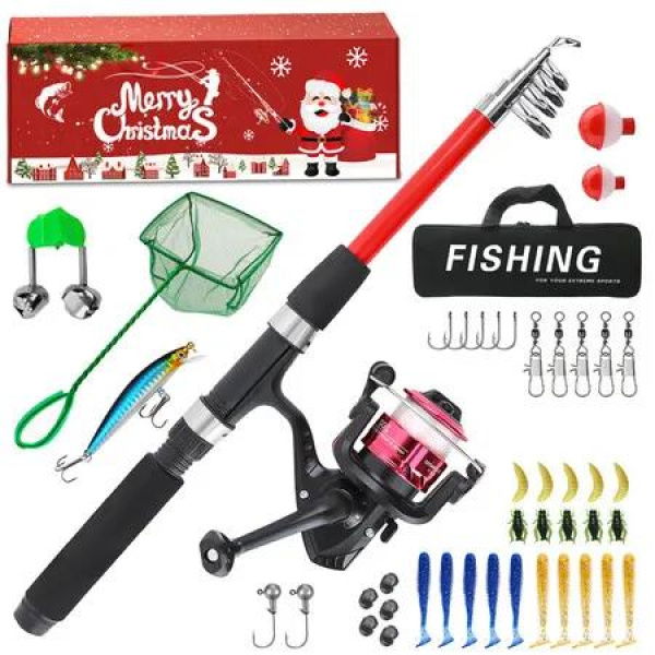 Fishing Tackle Lures Set Christmas Fishing 24 Days Advent Countdown Calendar,Christmas Surprise Bait Gift Lures Angling Essentials