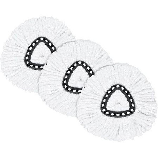 Fit O-Cedar/Vileda Rotary Mop Head Triangle Cotton Yarn Head Mop Replacement Cloth.