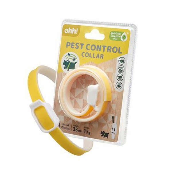 Flea And Tick Collar For Cats 8 Month Protection Low Maintenance 33cm Waterproof Collar For All Breeds Of Cats -2Pack