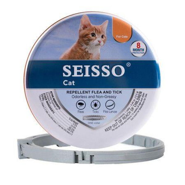 Flea And Tick Collar For Cats Waterproof And Natural Treatment Prevention 38CM 1Pack