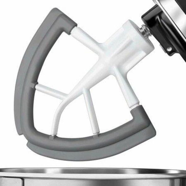 Flex Edge Beater For KitchenaidKitchen Aid Mixer AccessoryKitchen Attachments MixerFits Tilt-Head Stand BowlsSilicone EdgesWhite