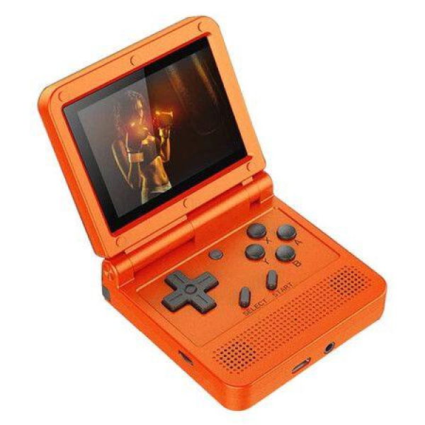 Flip Handheld Console 3 Inch IPS Screen Open System 16G TF Card Built-in 2000 Games Portable Mini Retro Game Console