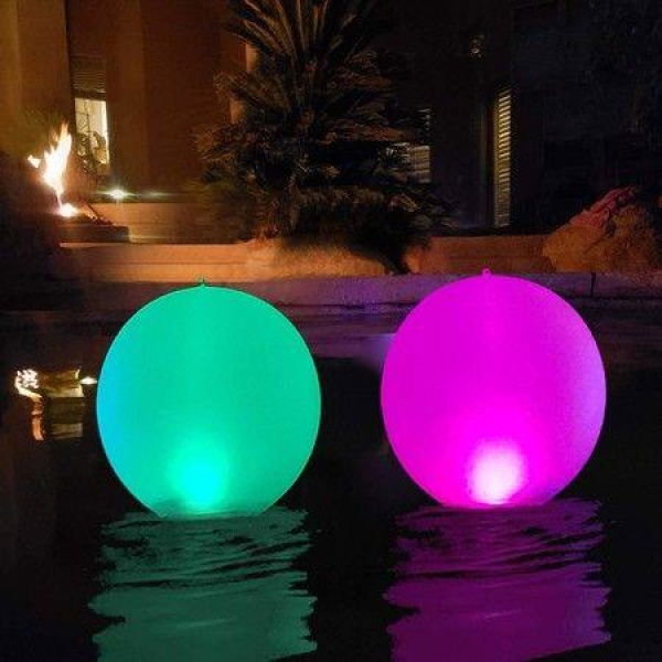 Floating Pool Lights Inflatable Waterproof IP68 Solar Glow Globe14