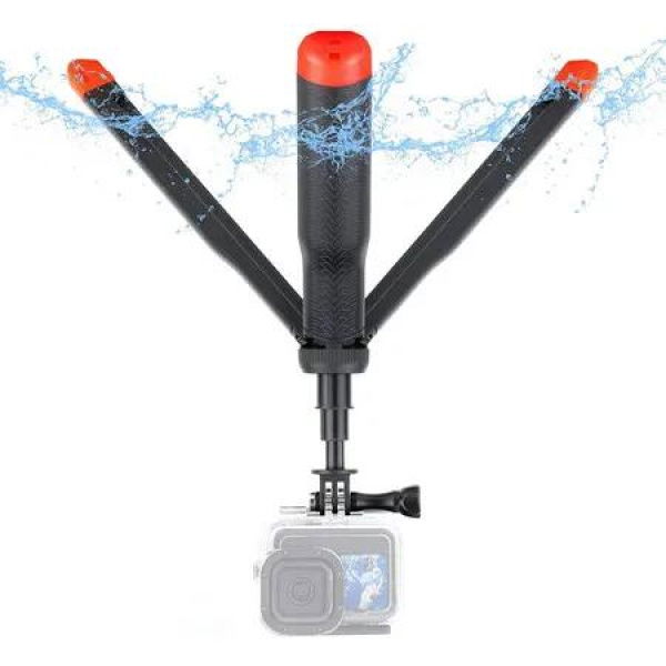 Floating Selfie Stick for GoPro Hero 13 12 11 10 9 8 7 Mini Max Fusion Session, Underwater Waterproof Pole Monopod Hand Grip Tripod Stand