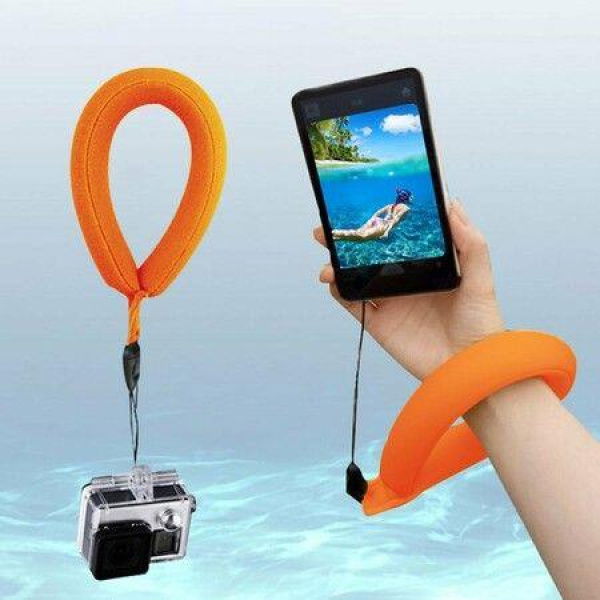 Floating Wrist Strap - Universal Floating Strap For Underwater Camera. Waterproof Underwater Camera Floating Strip For Diving Surfing Snorkeling Rafting (1 Pack).