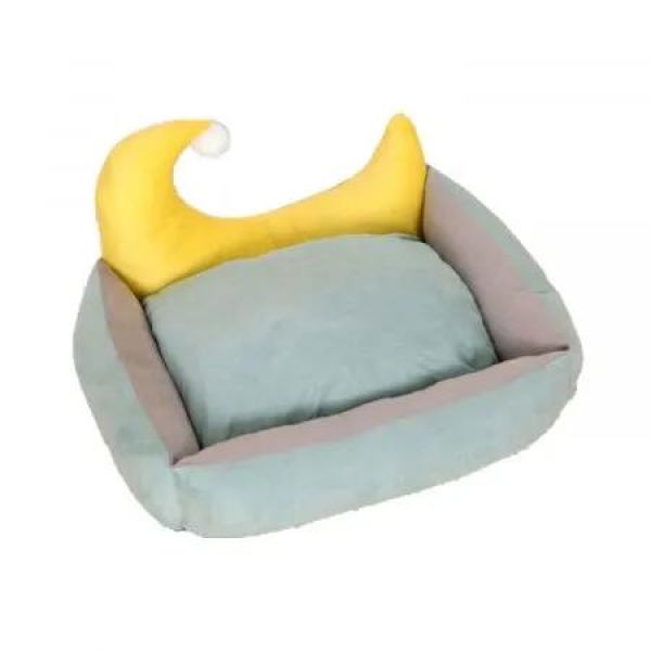 Floofi Pet Bed Moon Design (M Green)