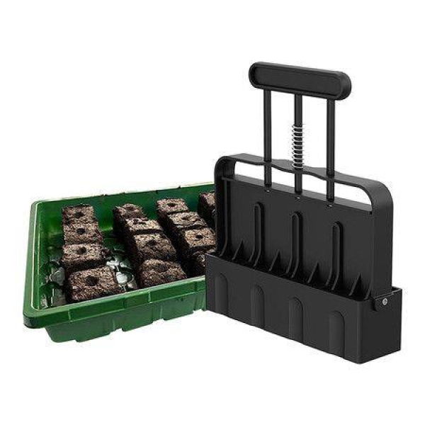 Floor Blocking Tool 4 Grid Manual Soil Blocker Steel Soil Block Maker Quad Floor Blocker For Seeds