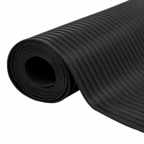 Floor Mat Anti-Slip Rubber 1.5x4 m 3 mm Wide Rib