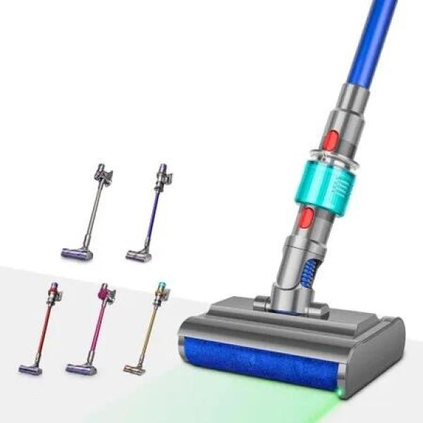 Floor Mop Head Wet Dry Cleaner Soft Velvet Brush Compatible Dyson V7 V8 V10 V11 V15 Vacuum Scrubber House Hardwood Cleaning