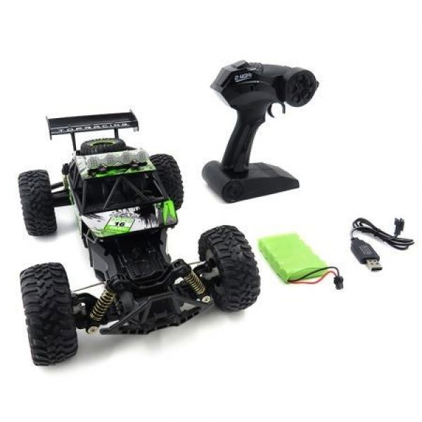 Flytec SL-156A 1/18 4WD 2.4GHz 16km/h Independent Suspension Spring RC Off-Road Car.