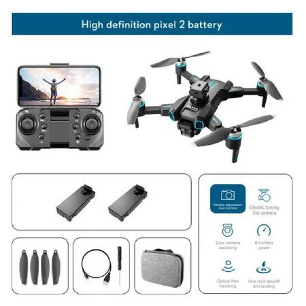 Foldable 4K/6K HD Camera Drone Quadcopter with 2.4G, WIFI, FPV, 18mins Flight Time, Brushless