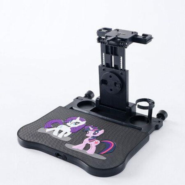 Foldable Car Backseat Table Tray With Non-slip Mat Seat Back Laptop Desk With Phone Holder For Working Eating Traveling