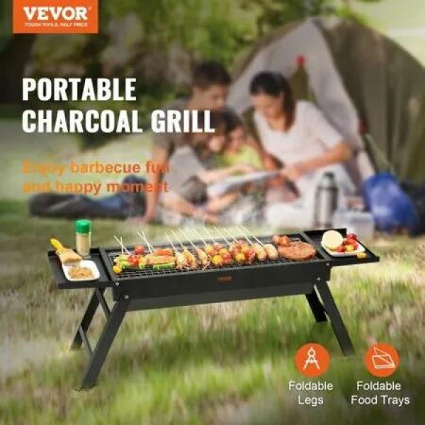 Foldable Compact BBQ Grill Portable Charcoal Grill Outdoor Travel Camping