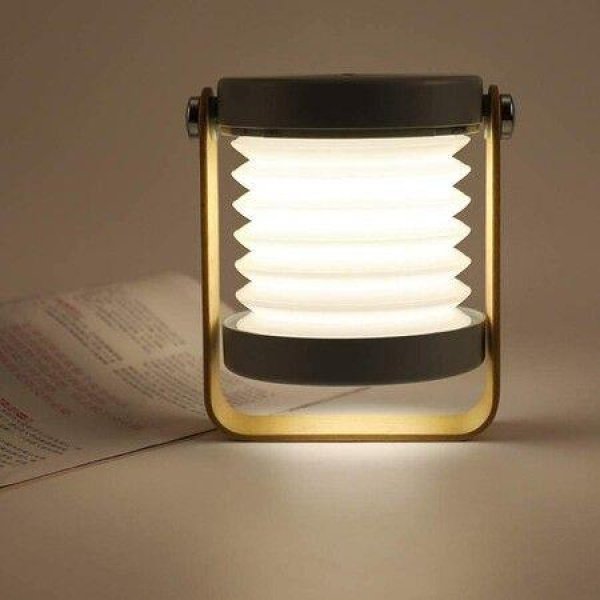 Foldable Lantern Lamp LED Warm Light Bedside Lamp Touch Switch Dimmable Control For Reading/Walking/Sleeping/Gifts.