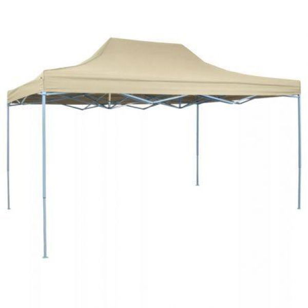 Foldable Tent Pop-up 3x4.5m Cream White.