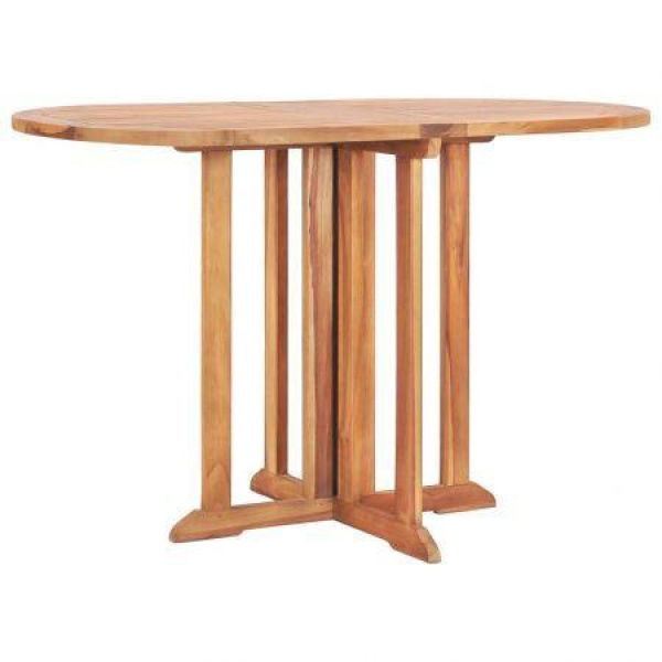 Folding Butterfly Garden Table 120x70x75 Cm Solid Teak Wood