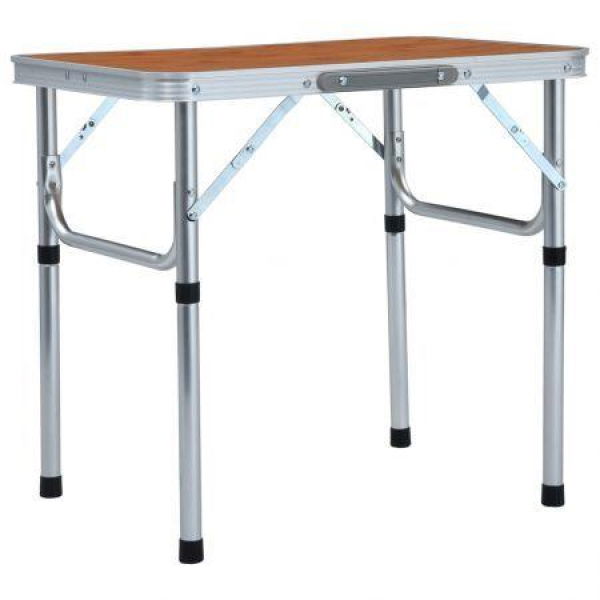 Folding Camping Table Aluminium 60x45 Cm