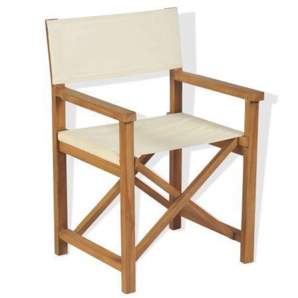 Folding Directors Chair Solid Teak Wood