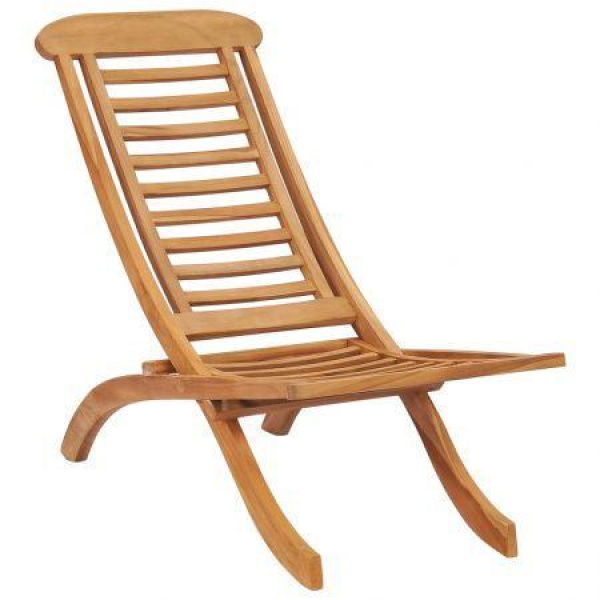 Folding Garden Chair Solid Teak Wood