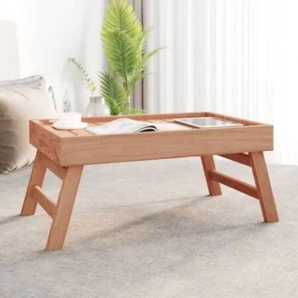 Folding Tray 55x35x25 cm Solid Wood Teak