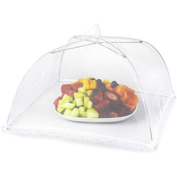 Food Mesh Covers Camping And Outdoor Cooking; Protects Food Plates And Glasses From Flies And Insects (2 Packs)