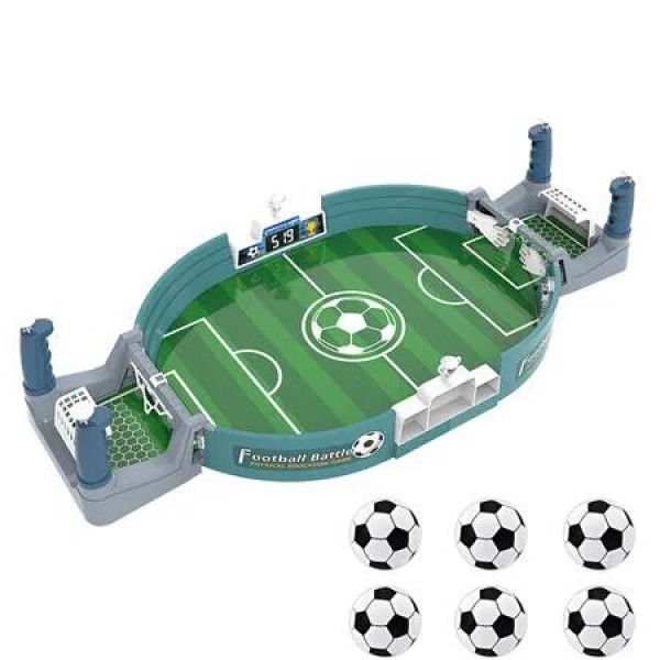 Football Table Game Mini Interactive Soccer Pinball 6 Ball Tabletop Kids Family Night Gift Fun