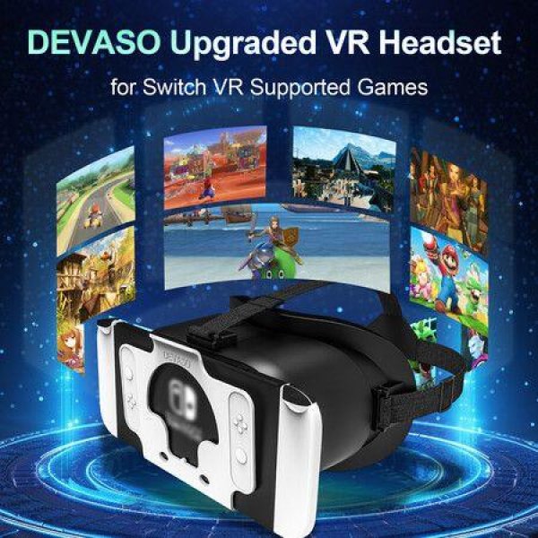 For Switch OLED VR Headset Glasses 3D Virtual Reality Movies Gaming NS Headband Glasses fo Switch Game Console
