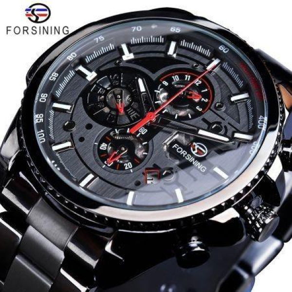 FORSINING F091 Men'S Waterproof Six-Needle Automatic Mechanical Watch