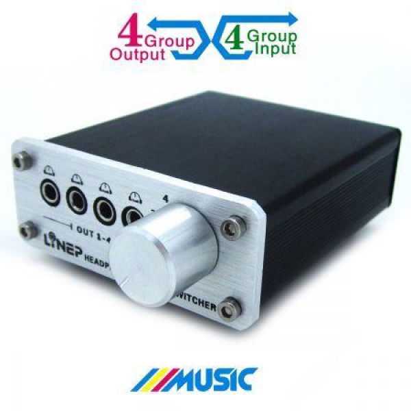 Four And Out Audio Switch Headphone Switch Mp3 Switch Audio Switcher