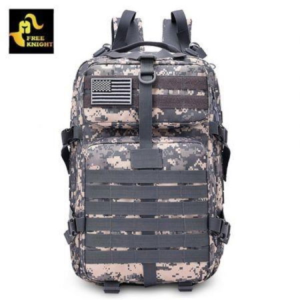 Free Knight 9252 Military Tactical Backpack With US Flag Patch