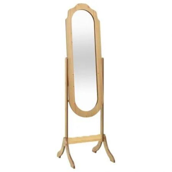 Free Standing Mirror 45.5x47.5x160 cm Engineered Wood