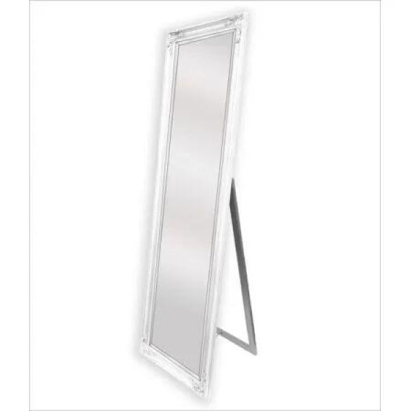 French Provincial Ornate Mirror - White - Free Standing 50cm x 170cm