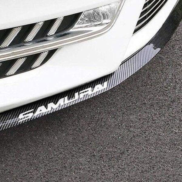 Front Lip HengJia Auto Parts 2.5m/8.2ft Car Carbon Fiber Front Lip (Carbon Black)