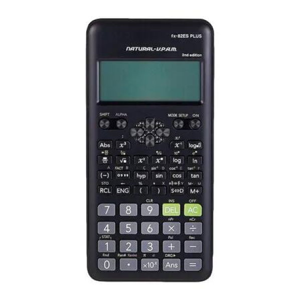 Fx82es Plus Bk Display Scientific Calculations Calculator with 252 Functions, Black