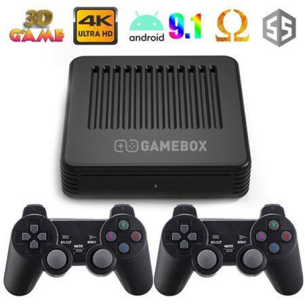 G11 GAMEBOX Dual System Android 10000+ Retro Video Game Consoles HD TV Game Player Wireless Controllers For PSP Arcade Games.