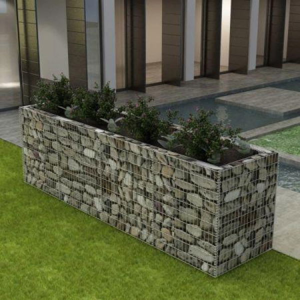 Gabion Planter Steel 360x90x100 Cm