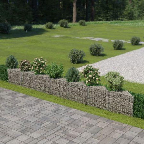 Gabion Wall Galvanised Steel 450x30x50 Cm