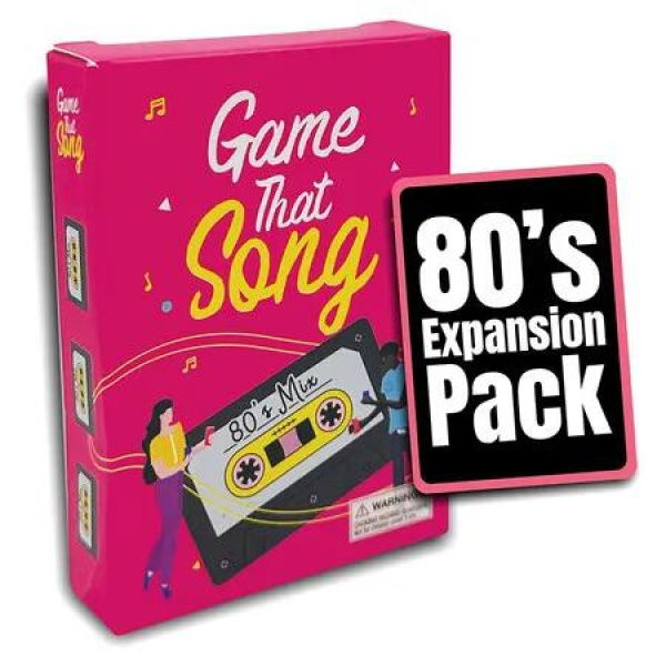 Game That Song 80s Mix Expansion,Music Card Game for Family and Teens,Hilarious and Competitive Fun for Game Nights