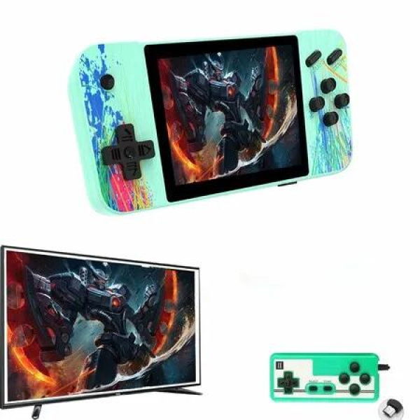 Gameboy Handheld Game Console Retro Gaming Console Preloaded 800 Classical Games Portable Gaming Player with 3.5 LCD Screen,Mini Arcade Electronic Toy Gifts for Boys Girls (Green)