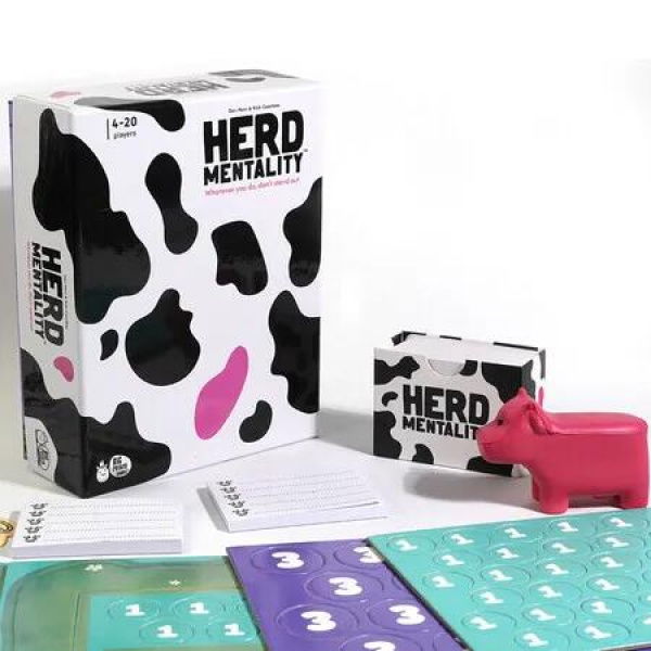 Games Herd Mentality Board game family strategy game Party Fun 4-20 players